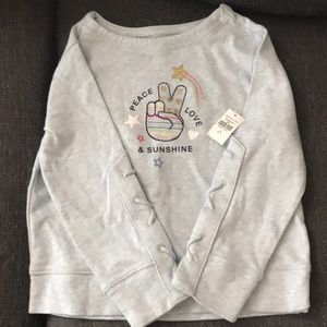 Brand new gap kids sweatshirt with tags